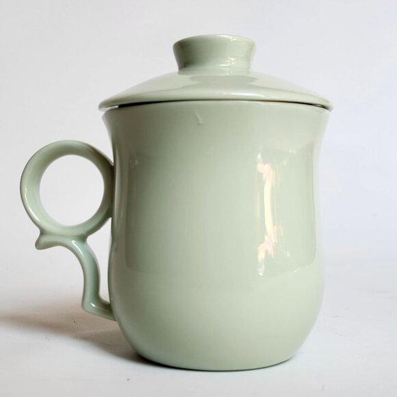 RARE TEAOPIA Fine Porcelain Tea Mug DRAGON Green Tea - Picture 7 of 9